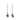 Mystic London Blue Silver Earrings - Sati Gems Hawaii Healing Crystal Gemstone Jewelry