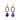 Amethyst Mixed Metal Earrings - Sati Gems Hawaii Healing Crystal Gemstone Jewelry  sati-gems-hawaii 