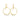 Herkimer Diamond Gold Earrings - Sati Gems Hawaii Healing Crystal Gemstone Jewelry 