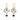 Ruby Red Lotus Earrings - Sati Gems Hawaii Healing Crystal Gemstone Jewelry 